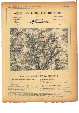 Ribeaucourt : notice historique et géographique sur la commune