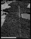 Rampe de lancement des V1 allemands dans le bois de Ligescourt (photographie aérienne prise en 1964)