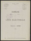 Liste électorale : Rouvroy-en-Santerre