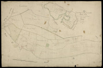 Plan du cadastre napoléonien - Villers-sur-Authie : Viviers (les) ; Bas champs (les), A1 et morceau de A2