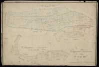 Plan du cadastre napoléonien - Warsy : développement des sections C et D