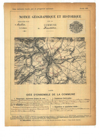 Montdidier : notice historique et géographique sur la commune