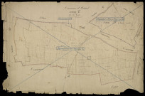 Plan du cadastre napoléonien - Hamel (Le) (Hamel) : Cartes (Les), C et partie détacheé de B
