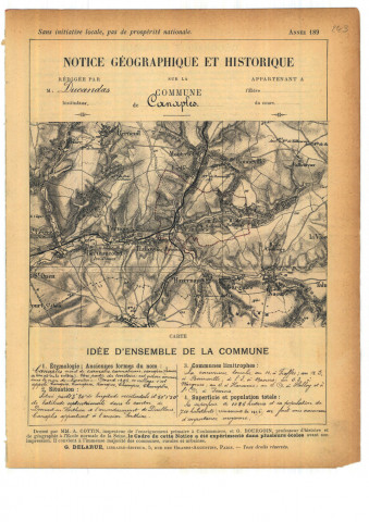 Canaples : notice historique et géographique sur la commune