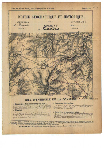 Candas : notice historique et géographique sur la commune