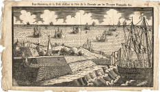 Représentation de la prise d'assaut de l'Isle de la Grenade par les troupes Françoises et c.