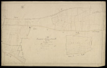 Plan du cadastre napoléonien - Oneux (Oneux et Neuville) : Village (Le), B1