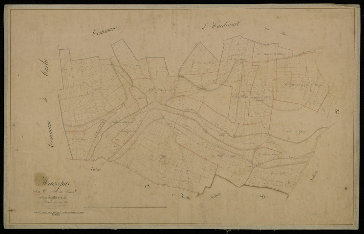 Plan du cadastre napoléonien - Maurepas : Vignes (Les), C2