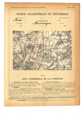 Beuvraignes : notice historique et géographique sur la commune