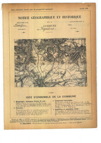 Fignières : notice historique et géographique sur la commune