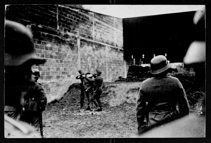 Résistance. Exécution de Lucien Brusque dans les fossés de la citadelle d'Amiens, le 12 novembre 1940 à 10h