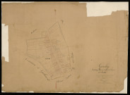 Plan du cadastre napoléonien - Ginchy : Chef-lieu (Le) ; Télégraphe (Le), B1