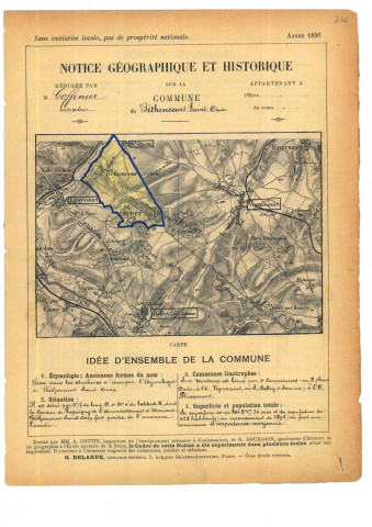 Bettencourt-Saint-Ouen : notice historique et géographique sur la commune