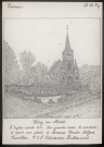 Wiry-au-Mont : église avant 1914 - (Reproduction interdite sans autorisation - © Claude Piette)