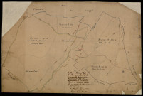 Plan du cadastre napoléonien - Bettencourt-Riviere (Bettencourt Rivière) : tableau d'assemblage