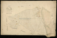 Plan du cadastre napoléonien - Epenancourt : Vallées (Les), B