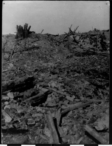 Beaumont-Hamel en 1916. Ruines