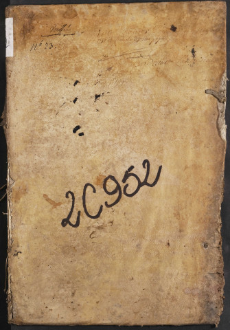 Centième denier du bureau de Conty pour la période du 6 mai 1757 au 27 mai 1760