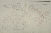 Plan du cadastre napoléonien - Poulainville : C