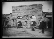 Rome. La porte Majeure du mur fortifié d'Aurélien