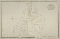 Plan du cadastre napoléonien - Saint-Riquier : tableau d'assemblage