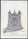 Montcornet (Aisne) : l'église fortifiée Saint-Martin XIIIe M.H. - (Reproduction interdite sans autorisation - © Claude Piette)