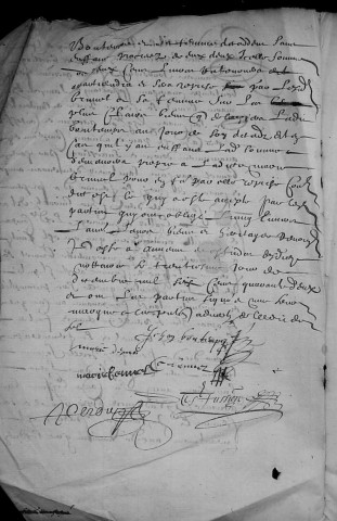 Etude de Me François De Saint-Fuscien à Amiens (étude n°18). Minutes de l'année 1642