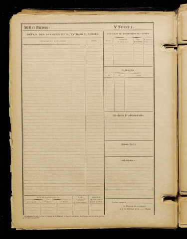 Inconnu, classe 1918, matricule n° 398, Bureau de recrutement de Péronne