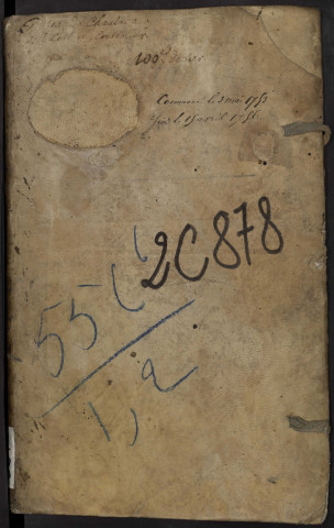 Centième denier du bureau de Chaulnes pour la période du 3 mai 1753 au 15 avril 1756