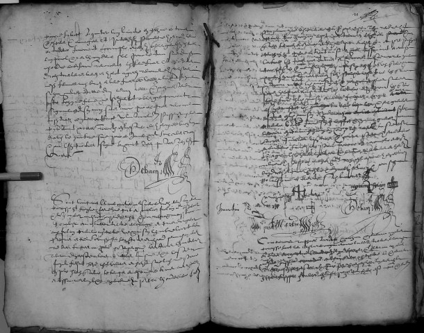 Etude de Me Henri Debacq à Amiens (étude n°16). Minutes des années 1605-1606