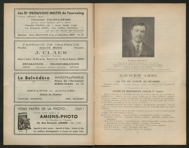 Bulletin du Comité de Picardie de la Fédération Féminine Française de Gymnastique et d'Education Physique, numéro 3 (double)