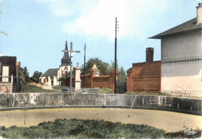 Lignières Chatelain (Somme). l'église