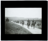 Manoeuvres du service de santé - route de Saint-Fuscien à Cagny - août 1905