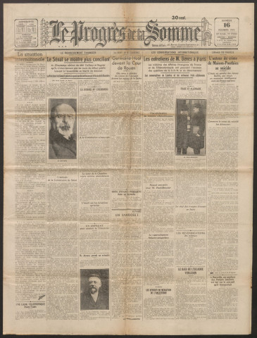 Le Progrès de la Somme, numéro 19833, 16 décembre 1933