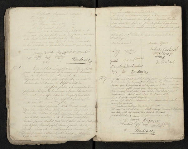 Hiermont. Délibérations du conseil municipal