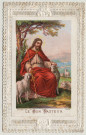 Image pieuse dentelle. Le Bon Pasteur