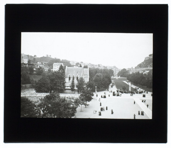 Lourdes vue prise de la basilique - juillet 1908