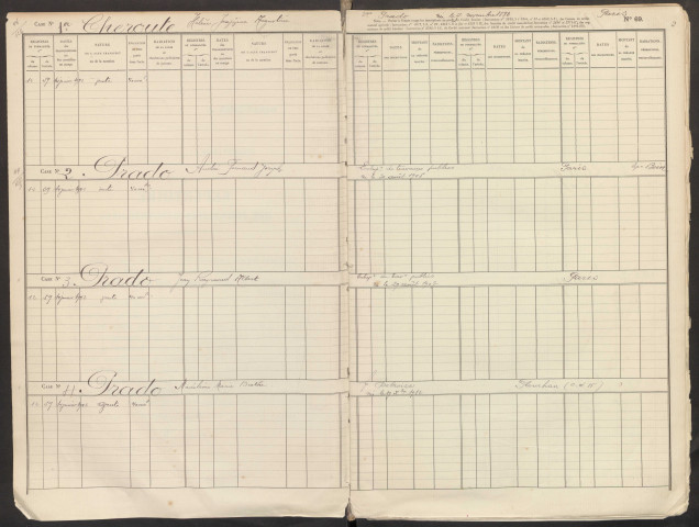 Répertoire des formalités hypothécaires, du 14/01/1942 au 10/04/1942, registre n° 004 (Conservation des hypothèques de Montdidier)