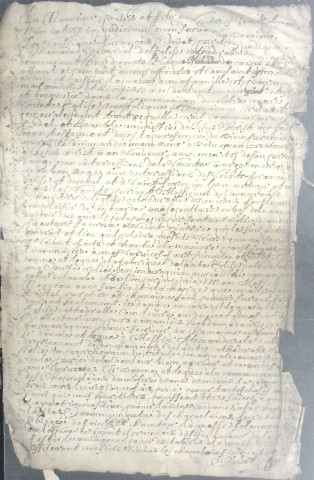 Etude de Me Nicolas Carpentier à Amiens (étude n°16). Minutes de l'année 1709