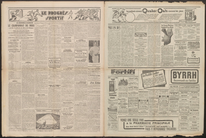 Le Progrès de la Somme, numéro 18441, 24 février 1930