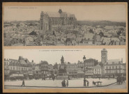 Vues panoramiques de Saint-Quentin : basilique et beffroi