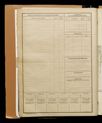 Gricourt, Rémi Gabriel, né le 11 octobre 1893 à Cramont (Somme), classe 1913, matricule n° 34, Bureau de recrutement d'Abbeville