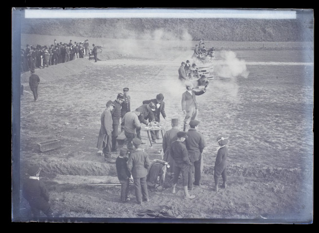 Vue prise au champ de tir - avril 1900