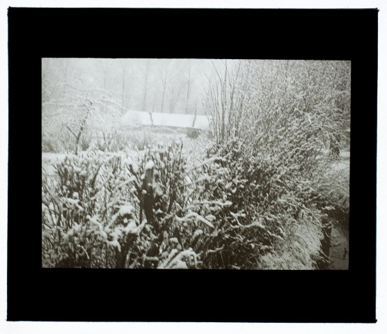 Près de la Hotoie neige - février 1934