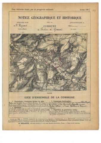 Frohen-le-Grand : notice historique et géographique sur la commune