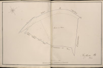 Plan du cadastre napoléonien - Atlas cantonal - Eclusier-Vaux (Eclusier Vaux) : B1