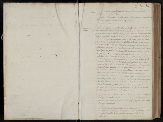 Délibérations du Directoire du district de Doullens : 1er avril 1795-17 septembre 1795