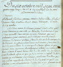Délibérations et arrêtés du conseil du département : session permanente du 6 octobre 1792, l'an premier de la République 9h. du matin