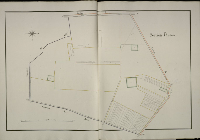 Plan du cadastre napoléonien - Blangy-Tronville (Blangy) : D1