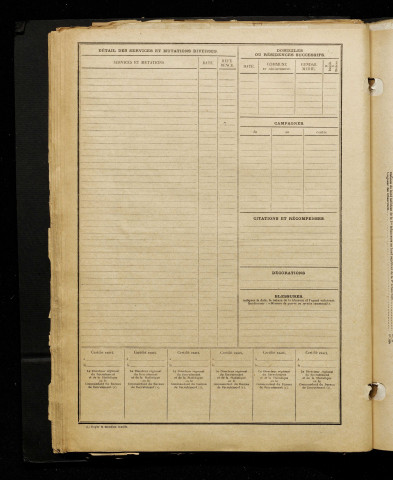 Inconnu, classe 1916, matricule n° 1550, Bureau de recrutement d'Amiens